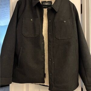G.H. Bass & Co. Black Jacket with Cream Interior